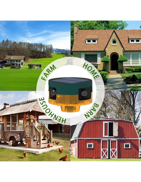 Alarma Solar de Movimiento QXMH para Exteriores 129dB