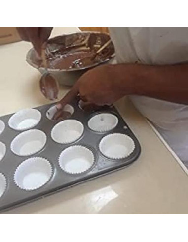 Forros para Cupcake Decony 500 pcs Grado Alimenticio 4.5 cm