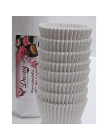 Forros para Cupcake Decony 500 pcs Grado Alimenticio 4.5 cm