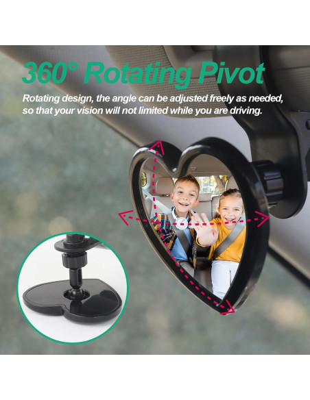 Espejo Convexo para Bebés LoyaGour LBM Ajustable 360 Espejo Convexo para Bebés LoyaGour LBM Ajustable 360