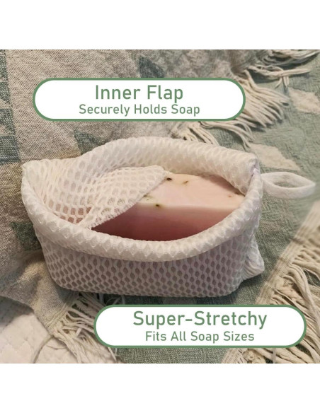 Bolsa Ahorra Jabón Cycle Air 1-Pack Blanco 10x12.7cm