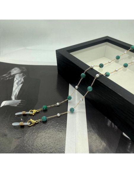 Cadena para Gafas de Mujeres 71cm Amatista 3 Piezas