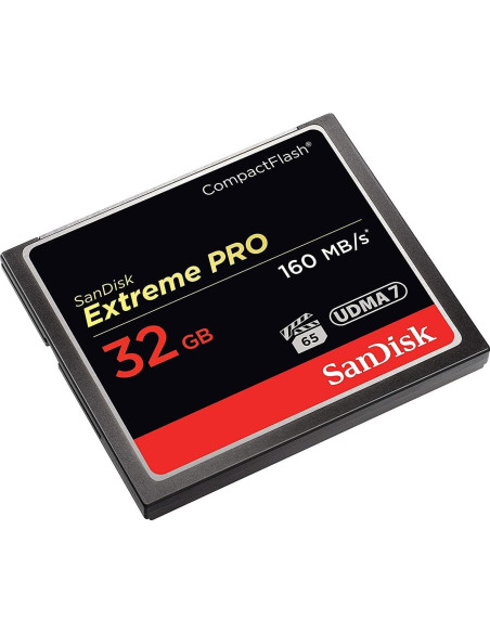 Tarjeta de Memoria SanDisk 32GB CompactFlash UDMA 7 160MB/s Tarjeta de Memoria SanDisk 32GB CompactFlash UDMA 7 160MB/s
