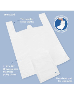 Forros desechables para orinal Jool Baby - 30 unidades superabsorbentes 2