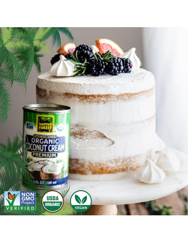 Crema de Coco Orgánica Native Forest 160 ml - Sin Azúcar, Vegana