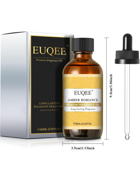 Aceites Aromáticos EUQEE Ámbar Romance 60ml para Difusor