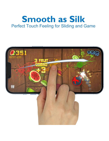 Protector de Pantalla Mate Mothca + Lente iPhone 13 Pro