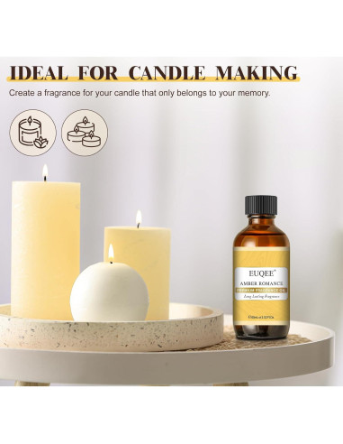 Aceites Aromáticos EUQEE Ámbar Romance 60ml para Difusor