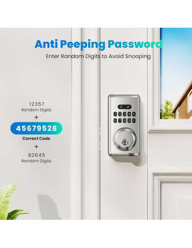 Cerradura Inteligente MOUSETRO S11A con Teclado y Pestillo