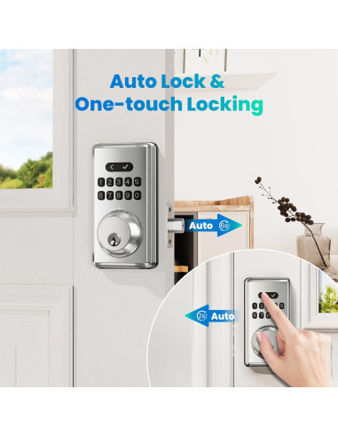Cerradura Inteligente MOUSETRO S11A con Teclado y Pestillo