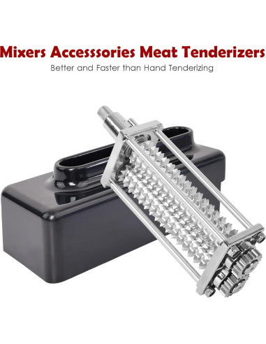 Ablandador de Carne Kitchenaid Accesorio Acero Inoxidable Negro