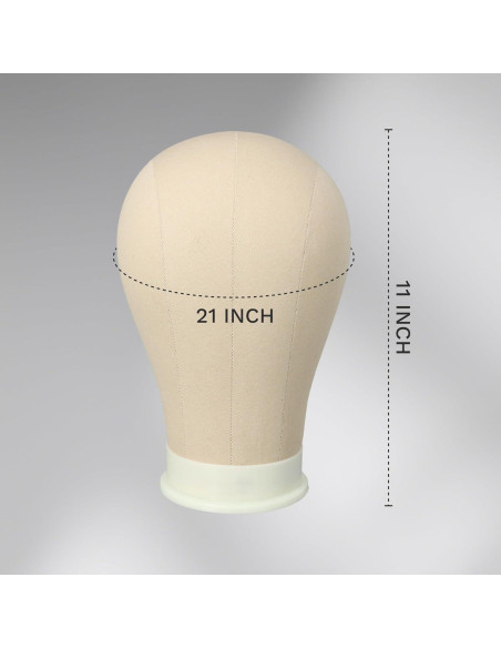 Cabeza de Maniquí 53 cm Zhiqian para Peluca y Exhibición