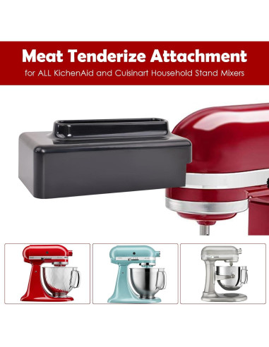 Ablandador de Carne Kitchenaid Accesorio Acero Inoxidable Negro