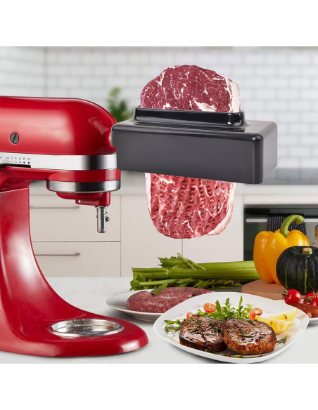 Ablandador de Carne Kitchenaid Accesorio Acero Inoxidable Negro