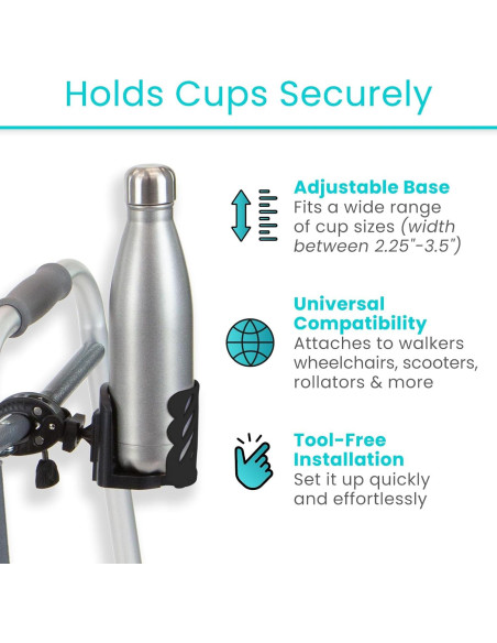 Soporte para Taza Vive XL - Accesorio Universal Ajustable