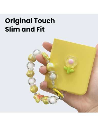 Funda Motorola Razr 2025/2024 con Correa - Diseño Floral Azul