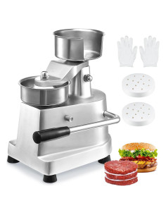 Prensa de Hamburguesas VEVOR 100mm Acero Inoxidable Comercial