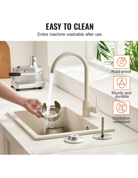 Prensa de Hamburguesas VEVOR 100mm Acero Inoxidable Comercial