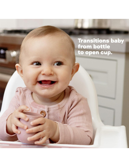 Taza de Entrenamiento ezpz Tiny Cup Azul - Silicona 100% para Bebés 4+ meses