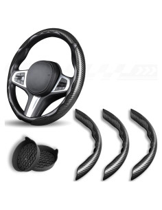 Cubierta de Volante de Fibra de Carbono Aimato 14.5-15" Antideslizante