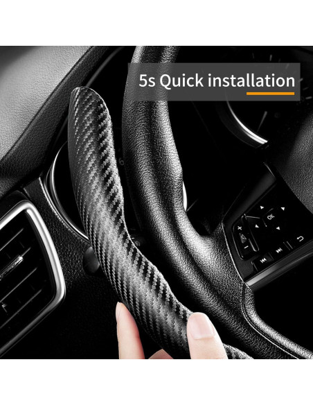 Cubierta de Volante de Fibra de Carbono Aimato 14.5-15" Antideslizante