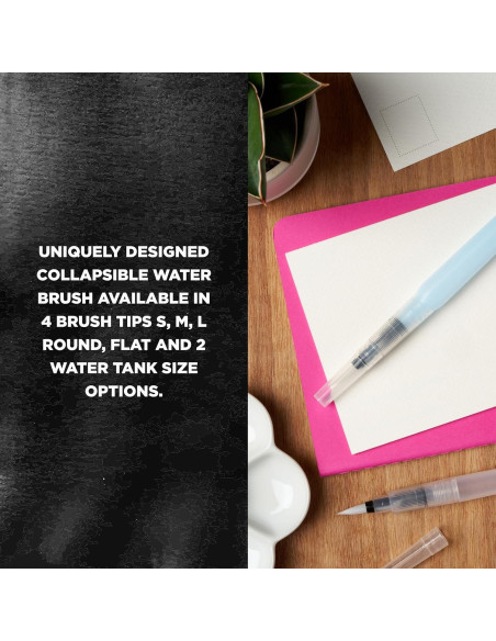 Pincel de Agua SAKURA Koi 4 ml Punta Grande Acuarela