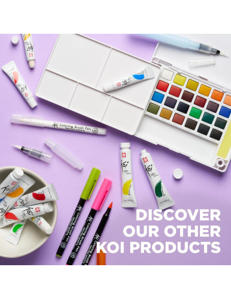 Pincel de Agua SAKURA Koi 4 ml Punta Grande Acuarela