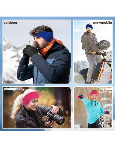 Orejeras Plegables Anpiwshjo para Mujeres - Calentadores de Oídos Invierno