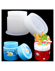 Molde de Resina Cilíndrico MOUGIGI para Joyería DIY