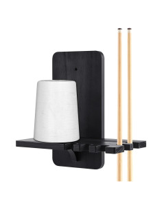 Soporte de Tiza de Madera Geelin HOD1898 5 Ranuras Negro