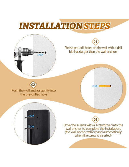 Soporte de Tiza de Madera Geelin HOD1898 5 Ranuras Negro