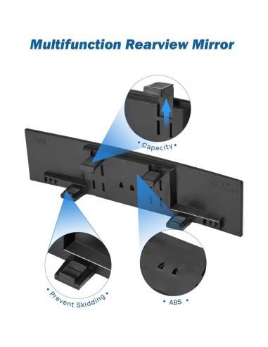 Espejo Retrovisor Curvado Ampliado JOYTUTUS 1250 - Reduce Punto Ciego