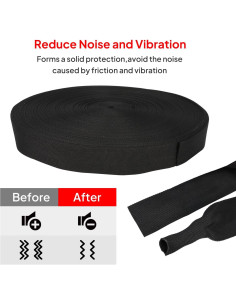 Manga de Tela Retráctil Trenzada 2 en 1 Sonoreboom 14FT 2