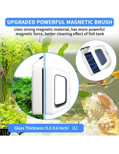 Limpiador Magnético para Acuarios BlueYu GC66 - Flotante y Eficaz 2