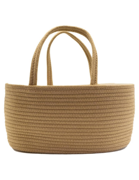 Cesta de Pañales Grande Runsabay Algodón Marrón 0.57 kg