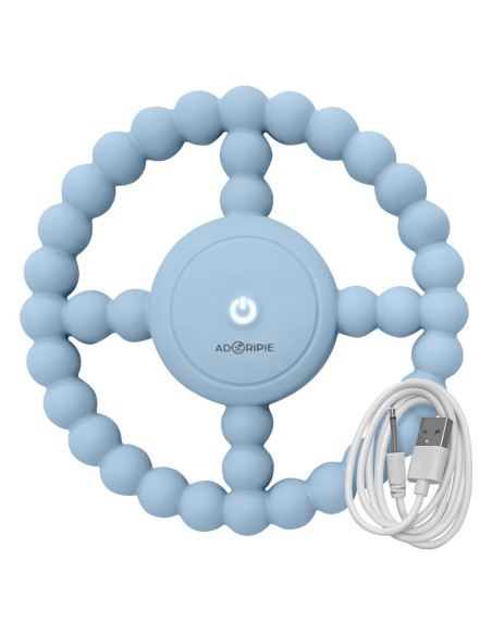 Anillo de Dentición ADORIPIE de Silicona para Bebés 6-18 Meses