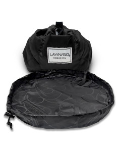 Bolsa de Cosméticos Lay-n-Go Cosmo 40.64 cm Negra Lavable
