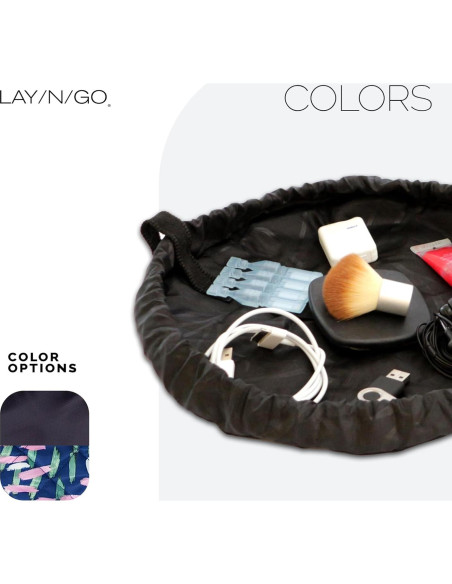 Bolsa de Cosméticos Lay-n-Go Cosmo 40.64 cm Negra Lavable