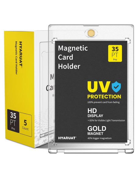 Soportes Magnéticos para Tarjetas 35PT HYARUAT - Paquete de 5