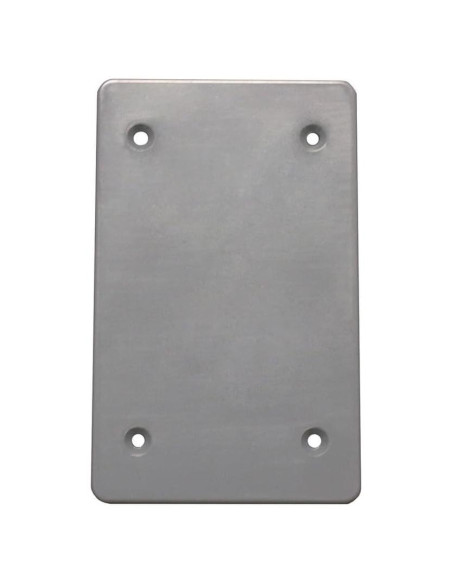 Cubierta de Salida 1 Gang Sealproof Gris a Prueba de Climas