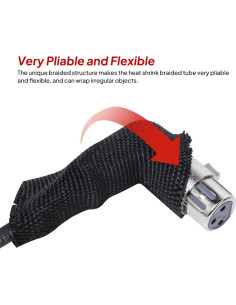 Manga Trenzada Termocontraíble 2:1 Sonoreboom 5.49m 2