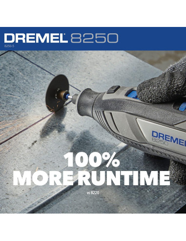 Dremel 8250 Herramienta Rotativa Inalámbrica 12V con Accesorios