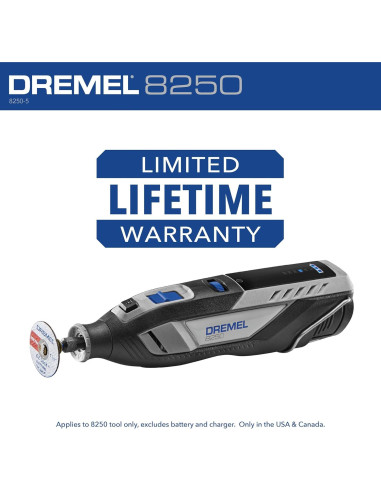 Dremel 8250 Herramienta Rotativa Inalámbrica 12V con Accesorios