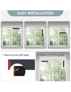 Panel Solar USB-C Canisteo 38.5x6.1cm para Persianas 2