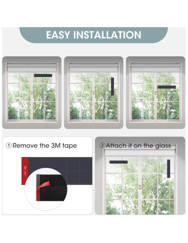 Panel Solar USB-C Canisteo 38.5x6.1cm para Persianas