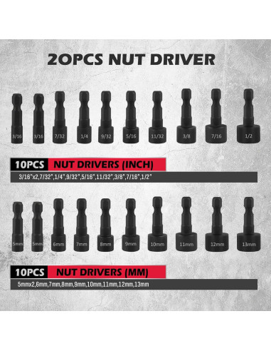 Juego de Puntas de Destornillador SEDY 260 Piezas CR-V