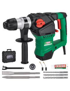Taladro Rotomartillo DESHUO 32KE 1500W 3 Modos SDS-Plus