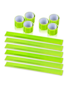 Brazaletes Reflectantes Cozihom 12 Piezas Alta Visibilidad