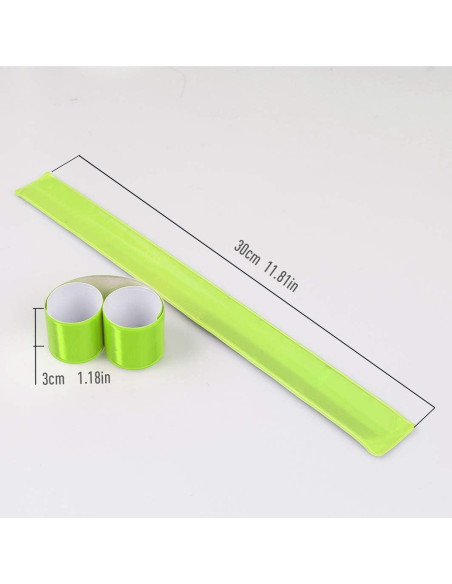 Brazaletes Reflectantes Cozihom 12 Piezas Alta Visibilidad