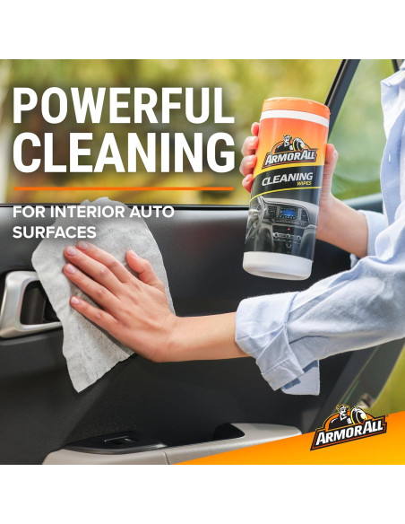 Toallitas de Limpieza Interior para Automóviles Armor All - 30 Unidades Toallitas de Limpieza Interior para Automóviles Armor All - 30 Unidades